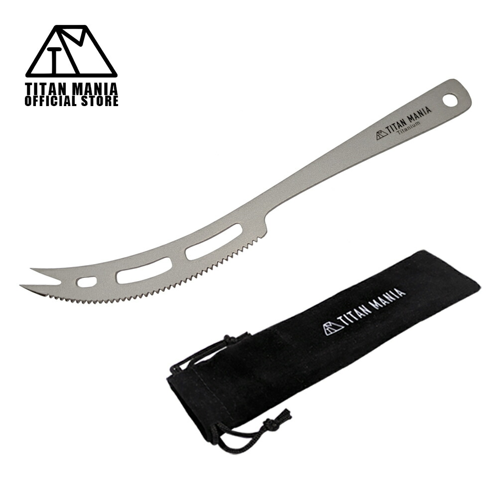 楽天市場】TITAN MANIA(チタンマニア) ミートフォーク チタン製 超軽量