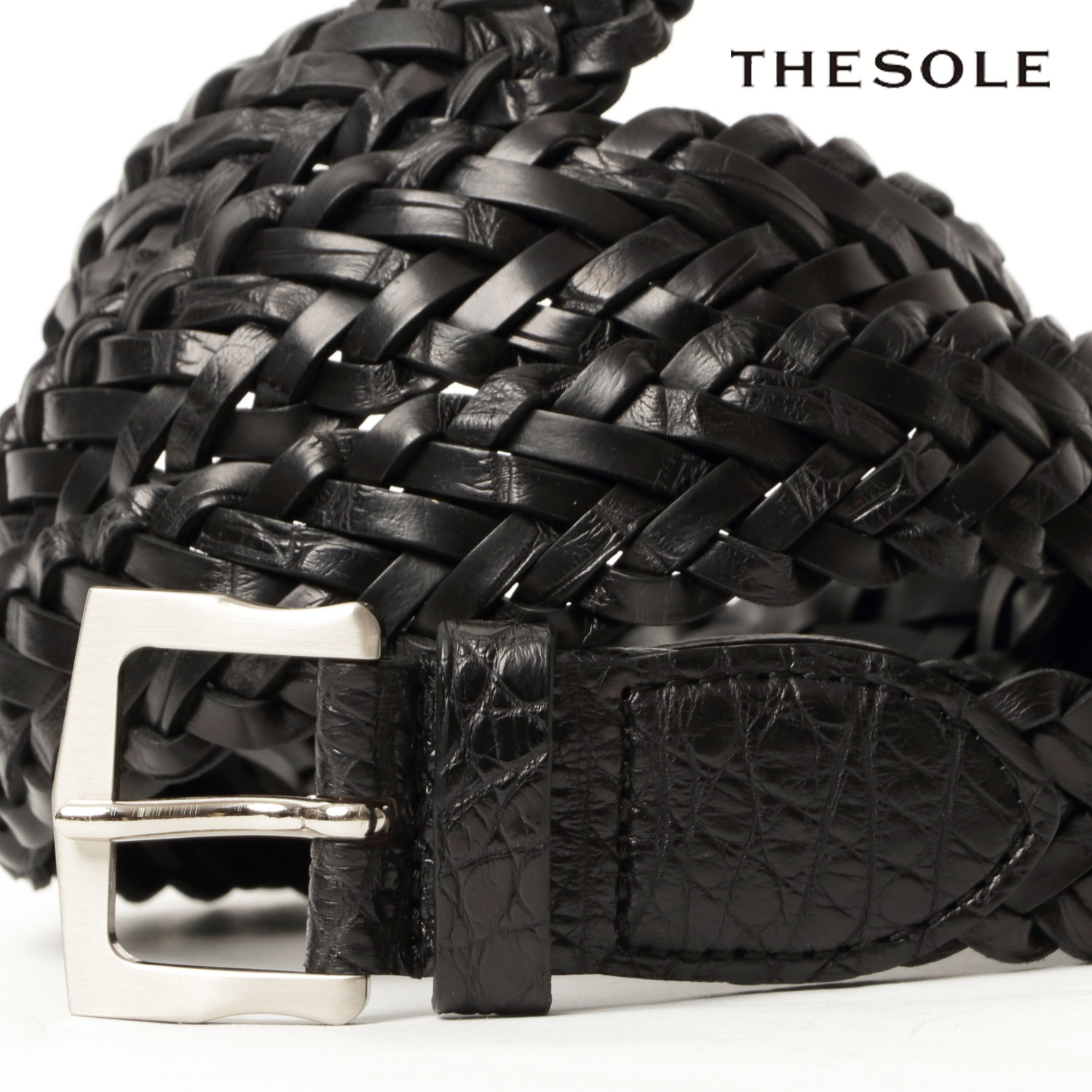 楽天市場】THE SOLE ザソール ベルト アリゲーター メッシュ