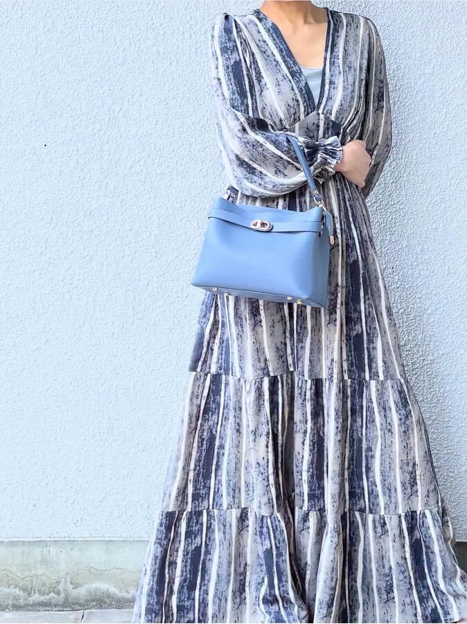 ジャンニノターロ/キャロルジェイ GIANNI NOTARO/Carol j. C371 レザー ワンハンドル 2WAY ショルダー ハンドバッグ / ブルー ca371-lbu 200