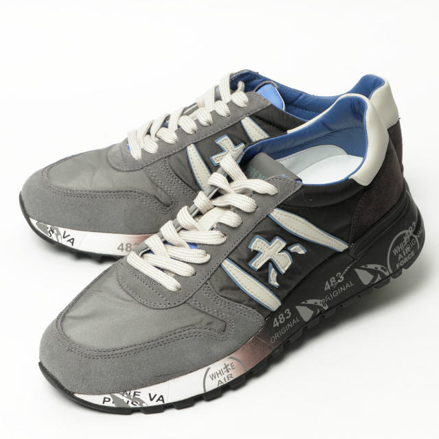 最適な価格 プレミアータ ホワイト Premiata White Lander ナイロン スエード スニーカー グレー 4950 Lander4950 Gy 100 返品不可 在庫あり 即納 Transportall Ru