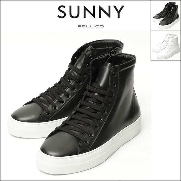 【50%OFF】ペリーコサニー PELLICO SUNNY GIOIA GIOIA スムースレザー ハイカット スニーカー m029l 【返品不可】100｜Legare