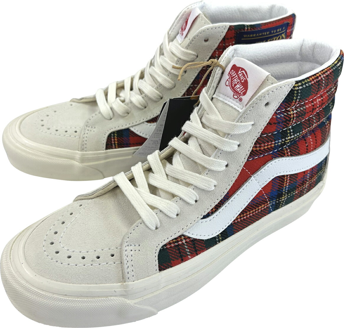 VANS SK8-HI 38DX バンズ スケート ハイ<br>アナハイムファクトリーカラー ペンドルトン/ROYAL STEWART TARTANカラー品番「VN0A38GF9GT」<br>ヴァンズ 日本未発売海外限定カラー サイズ交換片道送料無料