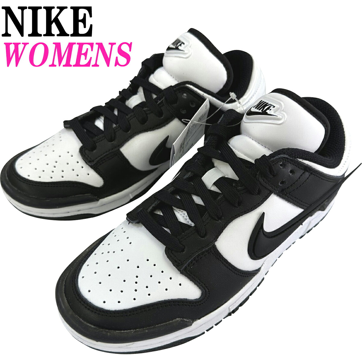 ★レディースモデル★NIKE「ナイキ」DUNK LO ツイスト ダンク ロー ツイスト ブラック/ブラック/ホワイトカラー「DZ2794-001」 サイズ交換片道送料無料 ナイキジャパン正規商品