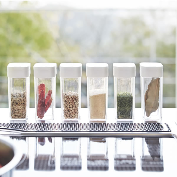 楽天市場 調味料入れ スパイスボトル 山崎実業 スパイス 容器 タワー Tower おしゃれ 収納 保存 シンプル デザイン文具 Leilo レイロ