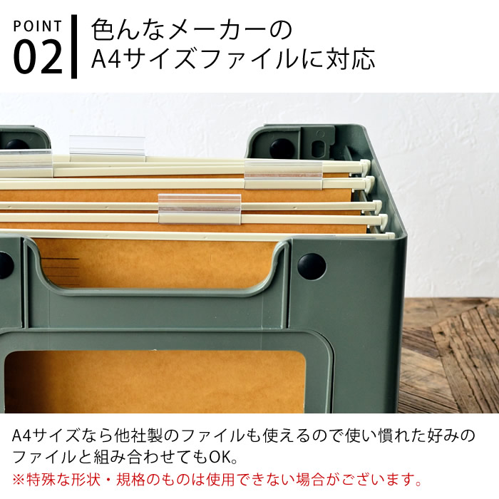 楽天市場 ファイルボックス File Box Butler ハンギングボックス 対応 オフィス テレワーク ハンギング ホルダー 書類 整理 伝票 ファイル 収納 スタッキング おしゃれ 収納 ケース ファイル フォルダー ミリタリー Slower スロウワー 対応 デザイン文具 Leilo