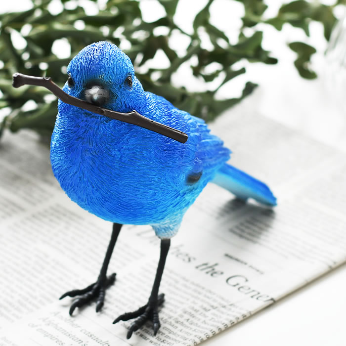 楽天市場 青い鳥 置物 Birdle Bill バーディ ビル クリップホルダー ブルーバード リアル オブジェ おしゃれ 鳥 かわいい インテリア 北欧 置物 ディスプレイ ギフト 幸せの青い鳥 プレゼント 玄関 庭 クリップ デザイン文具 Leilo レイロ
