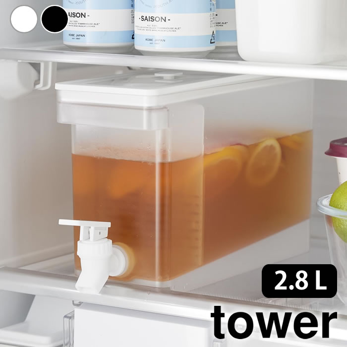 mokuren　赤茶2個ウォーター2個 小久保工業所 ドリンクサーバー 蛇口付き 3L 冷蔵庫