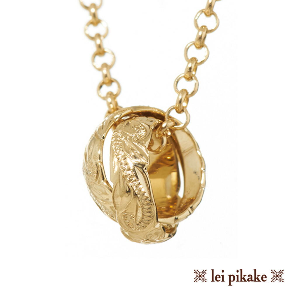 Maxi イエローゴールド 14金 ダブルペンダント ハワイアンジュエリー K14 YG ネックレス ペンダントヘッド 5151-000-4｜レイピカケ＠ハワイアンジュエリー 37,180円