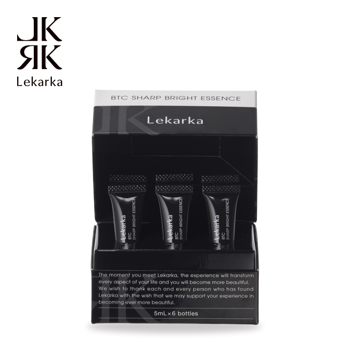 Lekarkaレカルカ公式BTCSHARPBRIGHTESSENCE（BTCシャープブライトエッセンス）5ml×6本+ラクトペプローションパウチ2包付き|下地プレゼント誕生日化粧品ギフト高級デパコス送料無料