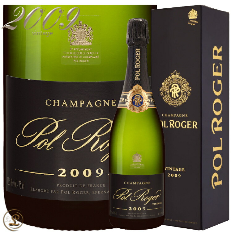 楽天市場 09 ヴィンテージ ポル ロジェ ギフト ボックス 正規品 シャンパン 辛口 白 750ml Pol Roger Brut Vintage Gift Box 代官山ワインサロン Le Luxe