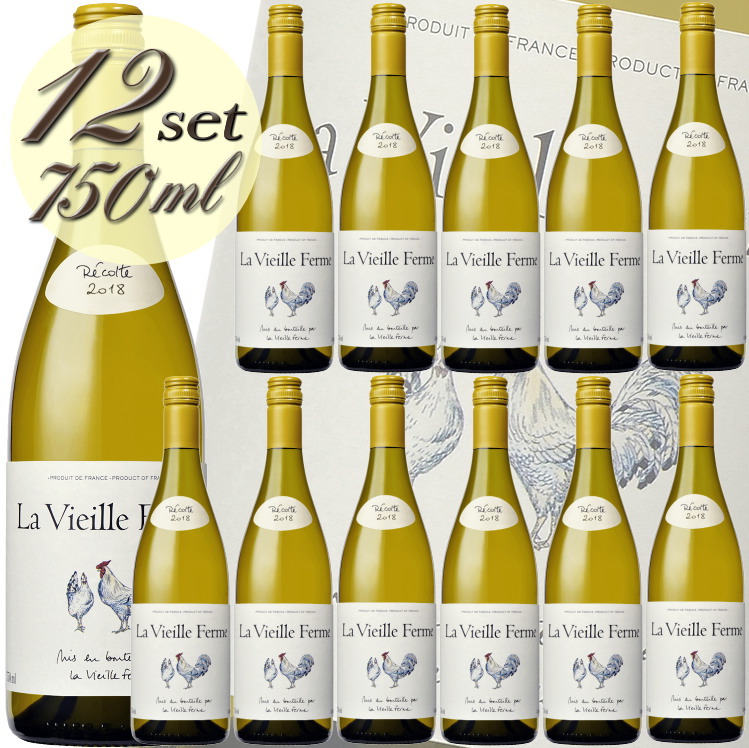 1ケース 12本入特価 2024 ラ ヴィエイユ フェルム ブラン ファミーユ ペラン 正規品 白ワイン 辛口 750ml Famille Perrin La Vieille Ferme blanc 10,765円