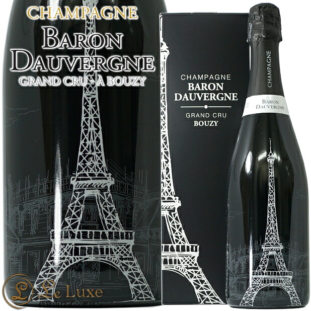 NVトゥール エッフェル バロン ドーヴェルニュギフトボックス 箱入り シャンパン 辛口 白 750ml Baron Dauvergne Tour Eiffel Grand Cru NV GIFT BOX｜代官山ワインサロン Le・Luxe