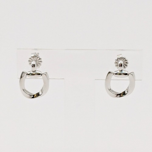 【新規入荷】イタリアン シルバー SV925 ロジウムメッキ 馬具 馬蹄形 ピアス アクセサリー レディース パーティー おしゃれ プレゼント