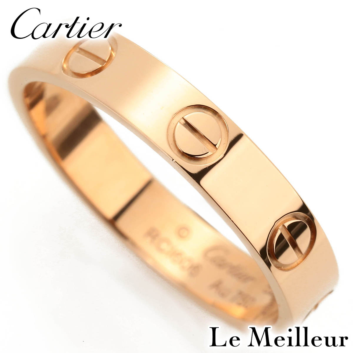 【ポイント5倍★7/25-8/2限定】Cartier カルティエ ミニラブ ピンクゴールド K18PG リング 12号 指輪【中古】【新品仕上げ済】|Le meilleur(ルメイユ)