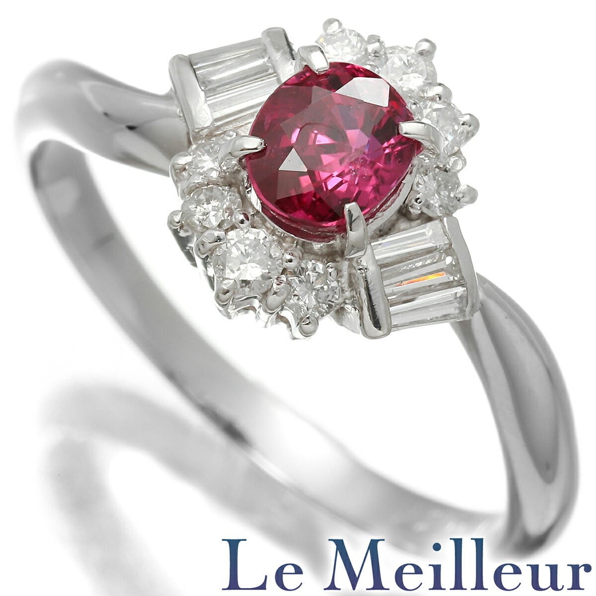 リング ルビー 0.61ct Pt900 11号【RE-PRICE】 【最大5,000円OFFクーポン対象】
