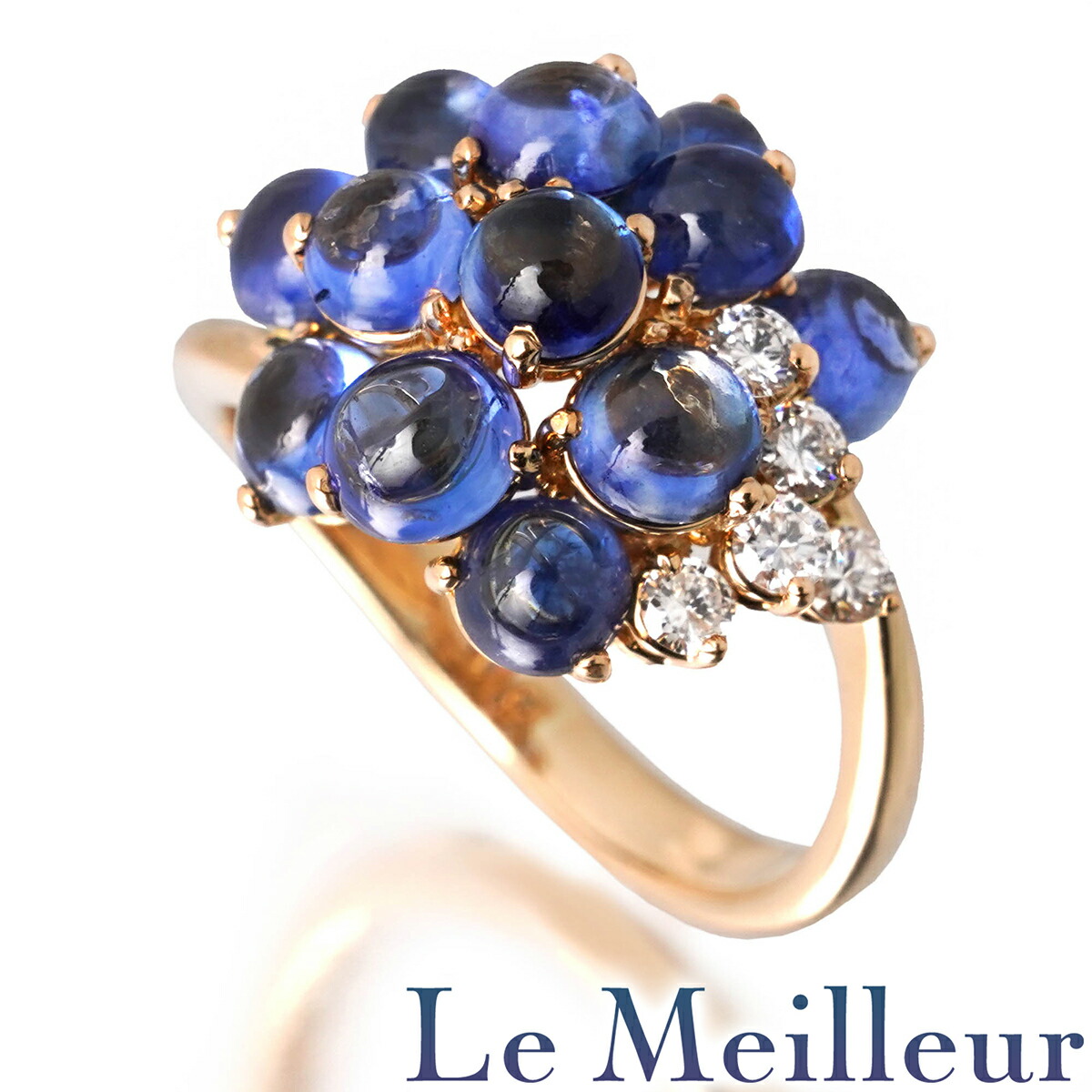 楽天市場】ジュエリーマキ デザインリング 指輪 サファイア K18