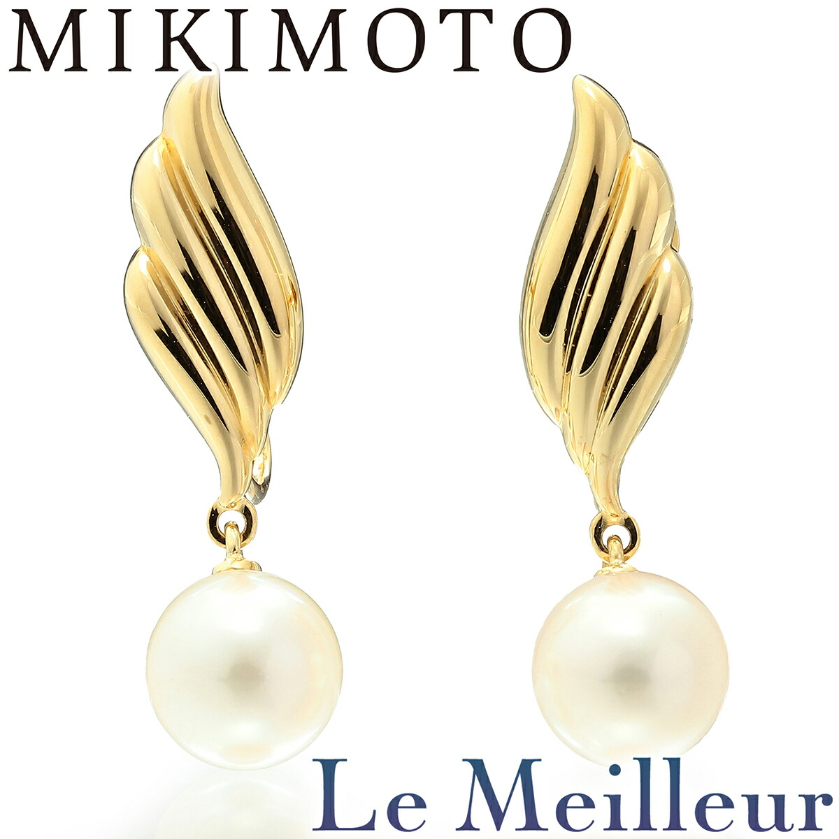 楽天市場】ミキモト パール オープンハートピアス 真珠 4.0mm K18