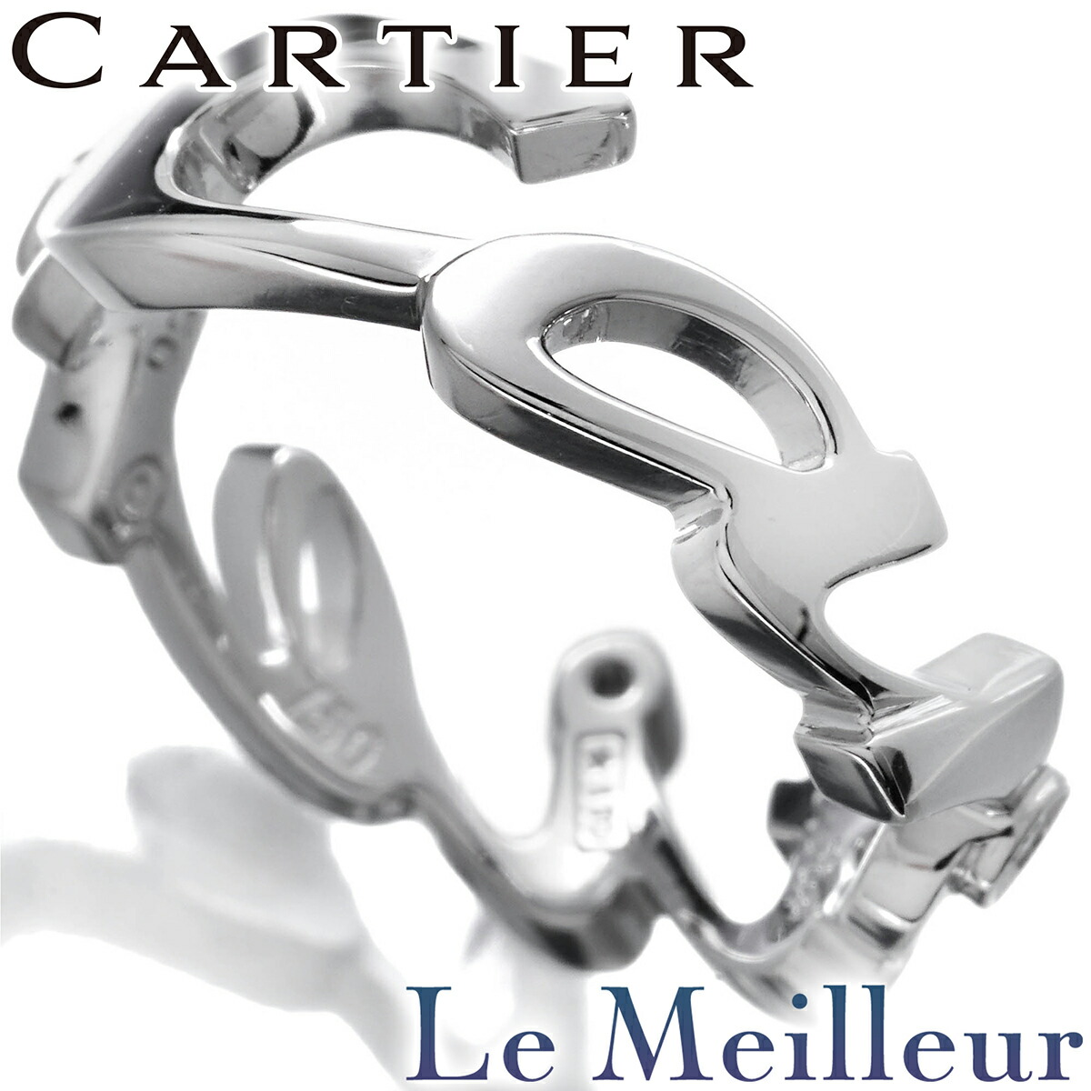 カルティエ シードゥ リング 指輪 750 12号 Cartier 中古 プレラブド 返品OK カルティエ シードゥ リング 指輪 ダイヤモンド K18 12号