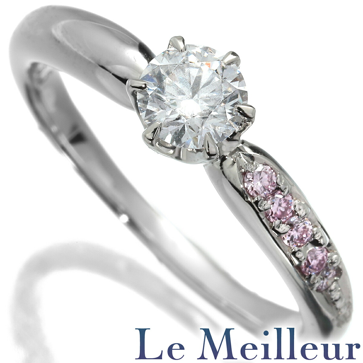 楽天市場】V字デザインリング 2種カット 指輪 ダイヤモンド 1.04