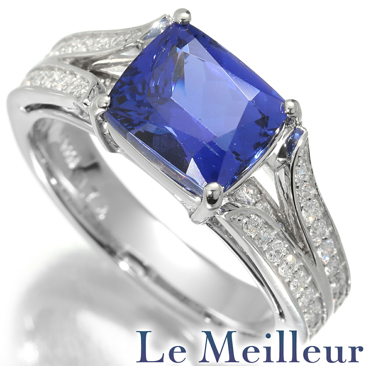楽天市場】4℃ リング 指輪 タンザナイト ダイヤモンド Pt950 13号