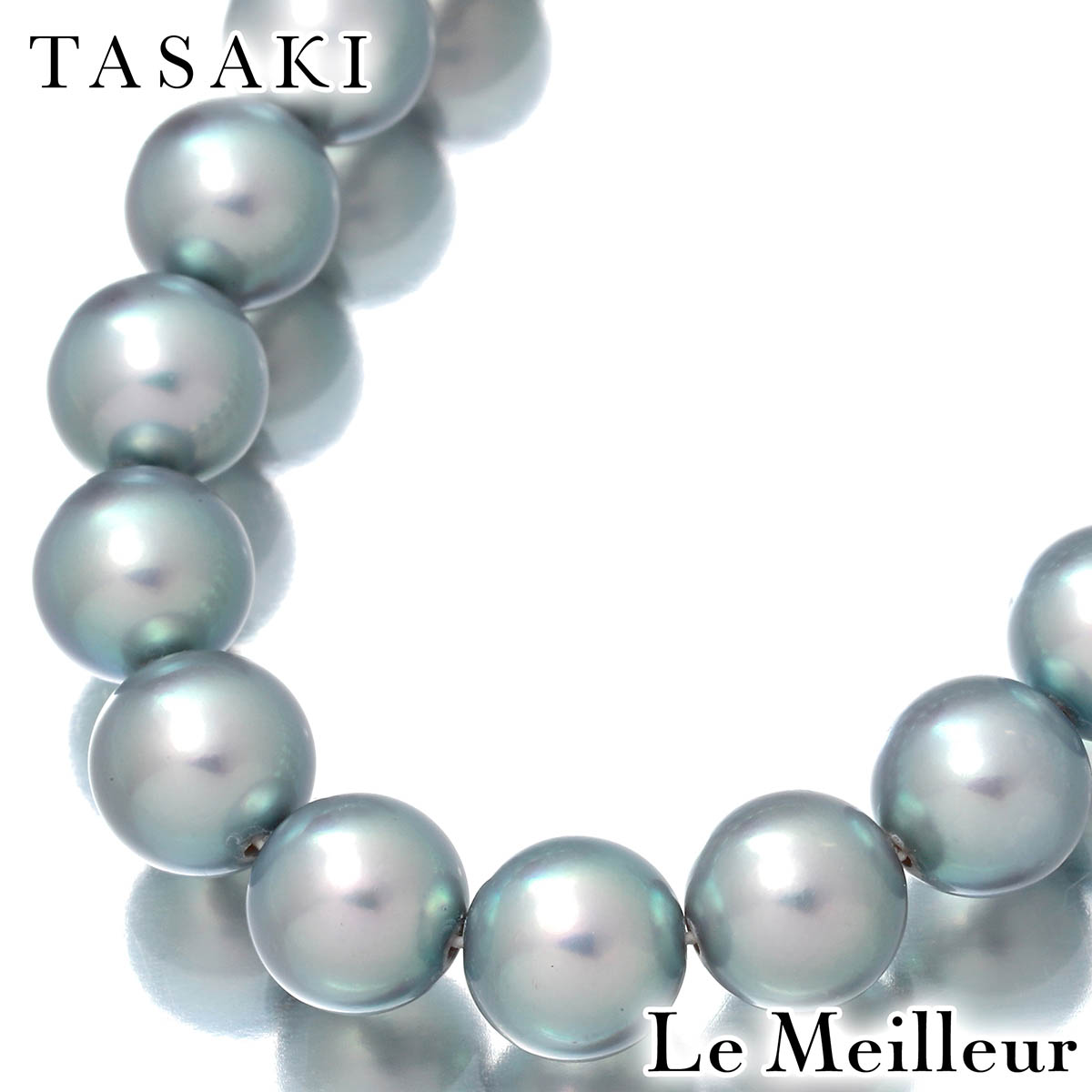TASAKI タサキ アコヤ真珠 7.3mm シルバー Sv パールネックレス 【中古】【新品仕上げ済】 【最大5,000円OFFクーポン対象】