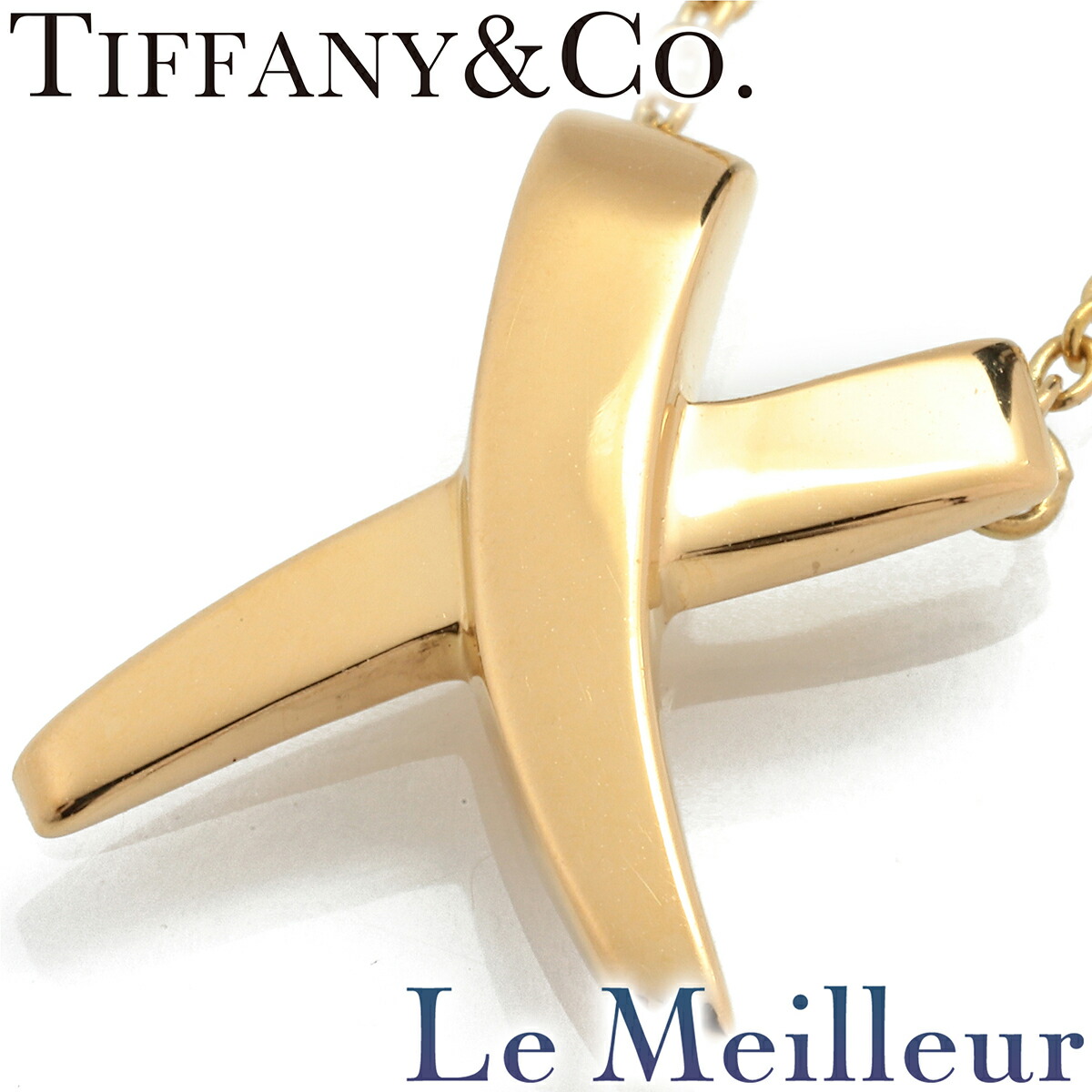 楽天市場】Tiffany&Co. ティファニーXペンダントクロスミニK18