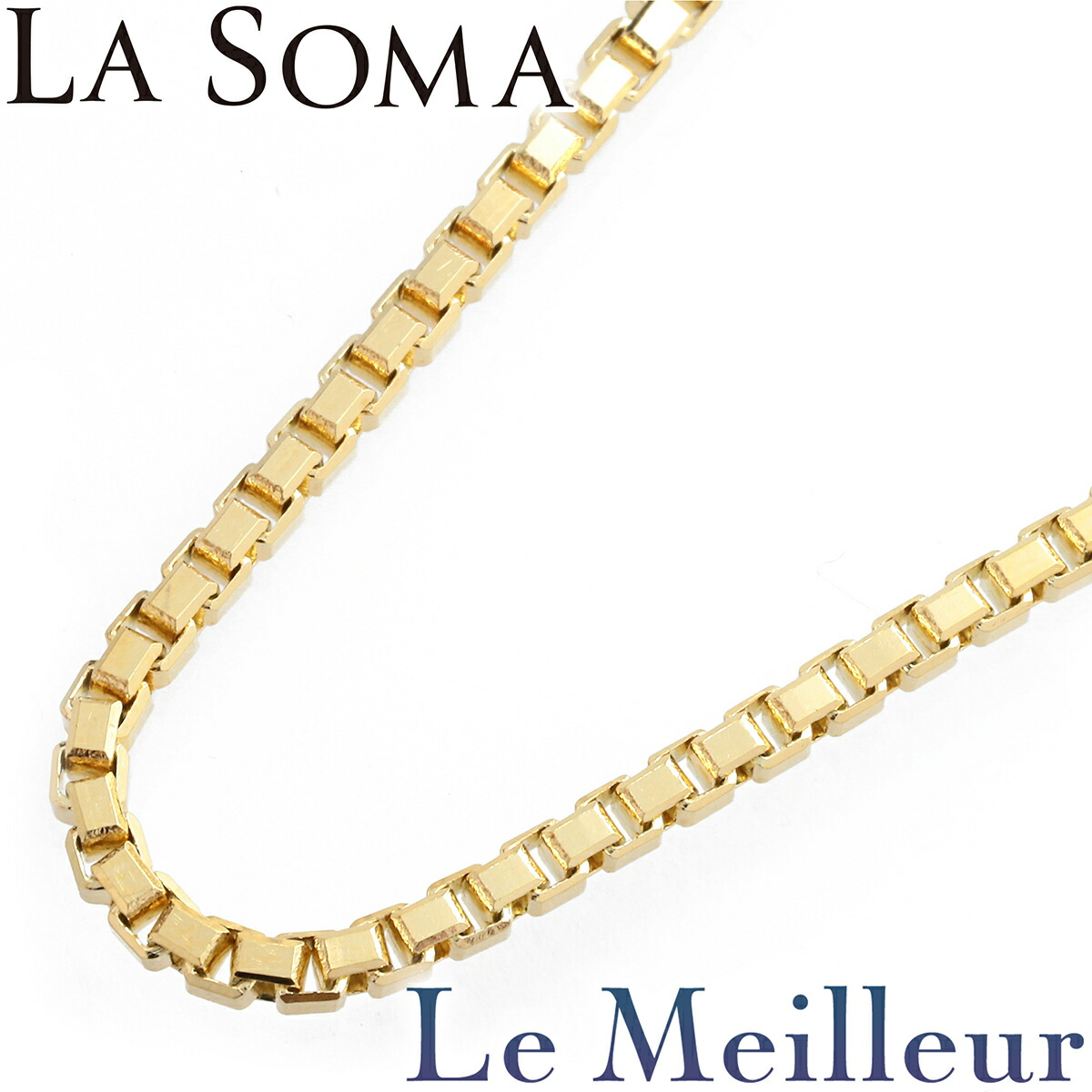 楽天市場】ラ・ソマ チェーンネックレス K18 LA SOMA 【最大5000