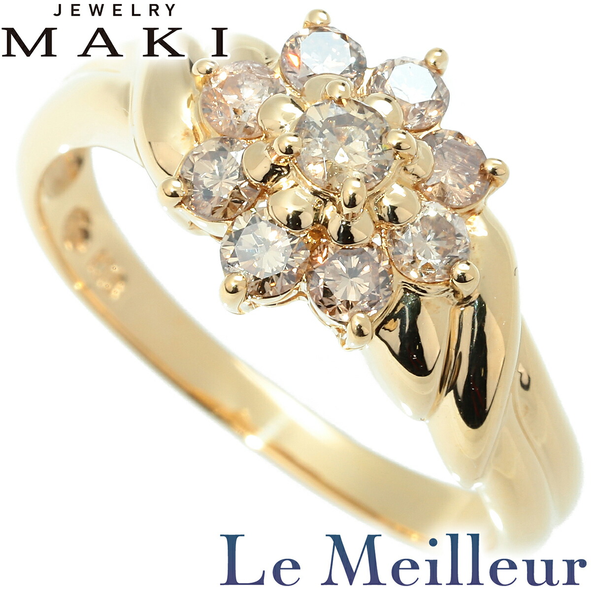 楽天市場】ジュエリーマキ リング 指輪 ダイヤモンド 1.02ct Pt850 12