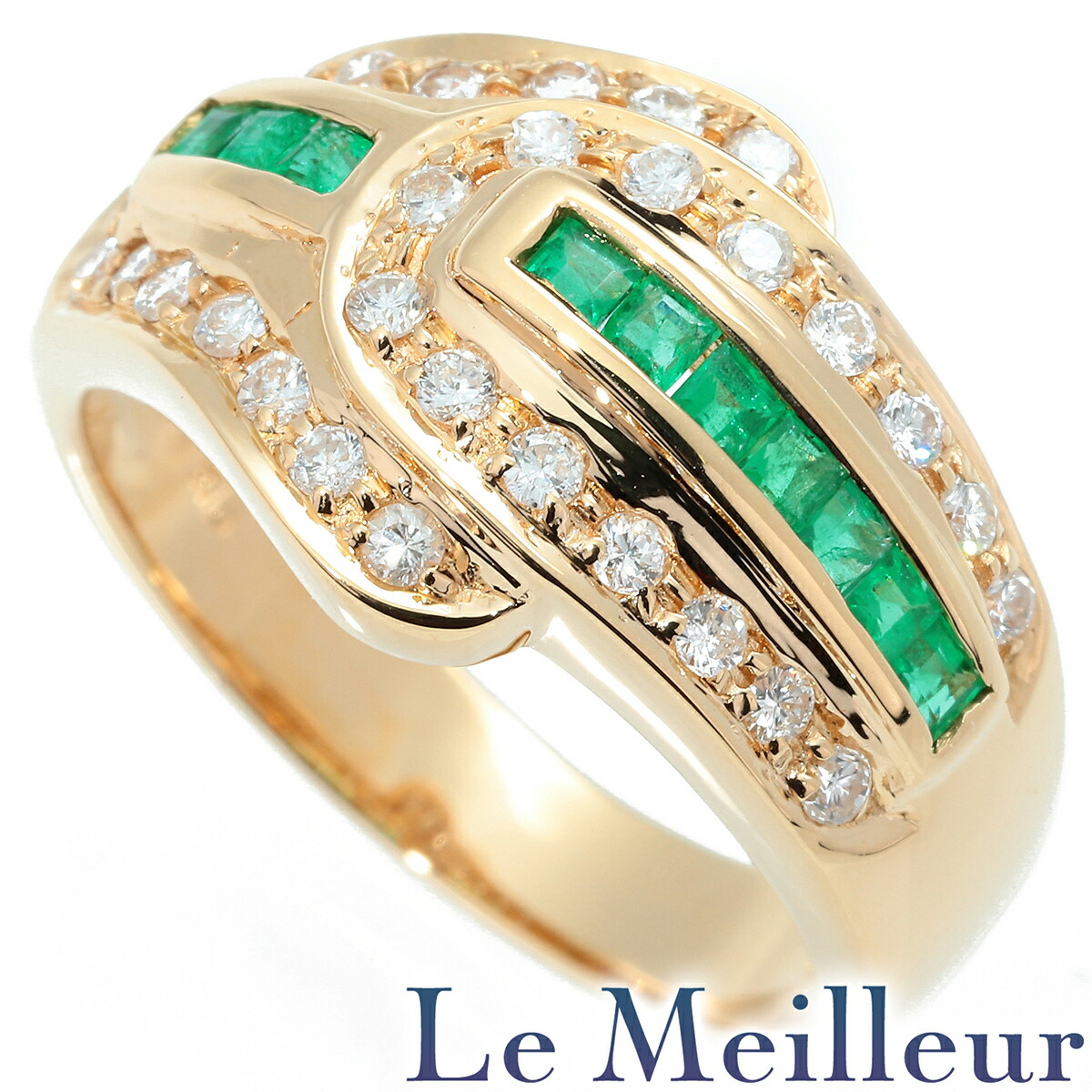 楽天市場】ジュエリーマキ リング 指輪 エメラルド 0.32ct