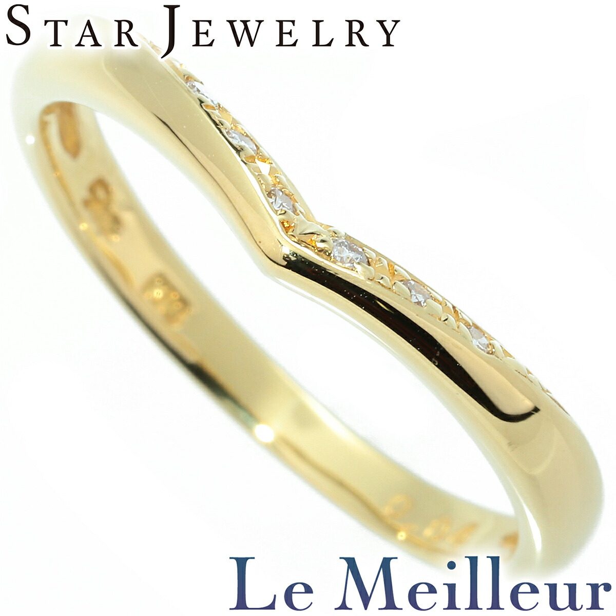 STAR JEWELRY 18金0.07カラットダイヤ指輪 楽天市場】スタージュエリー ダイヤモンド リング 0.07ct K18PG