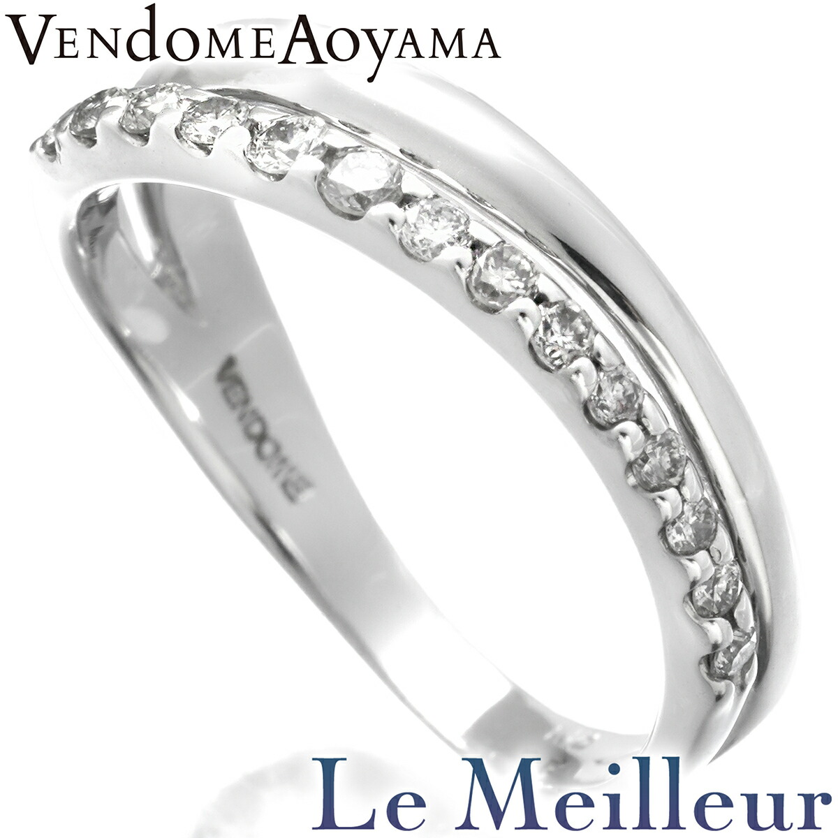 楽天市場】ヴァンドーム青山 クロスデザインリング 指輪 ダイヤモンド
