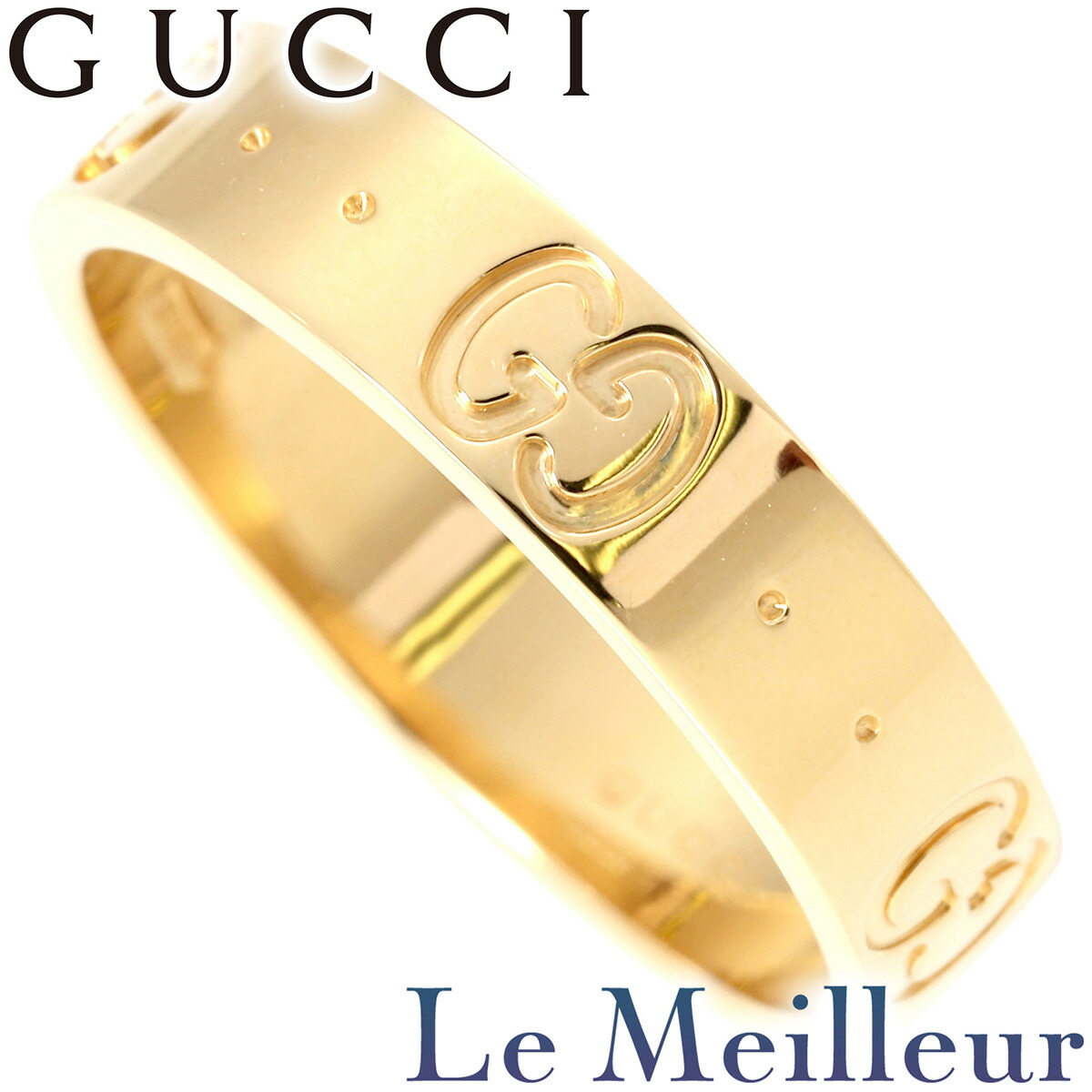 楽天市場】GUCCI 660070-J8500-8000グッチ GGアイコン リングK18