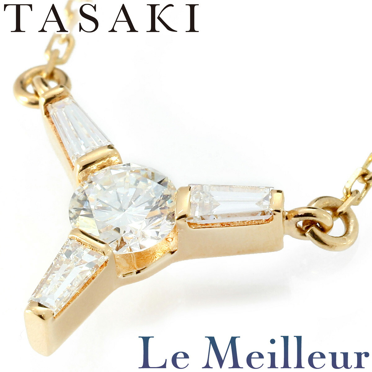 【TASAKI】K18 D0.03ct ペンダントトップ 楽天市場】TASAKI タサキ 3P ダイヤ ネックレス K18WG 750