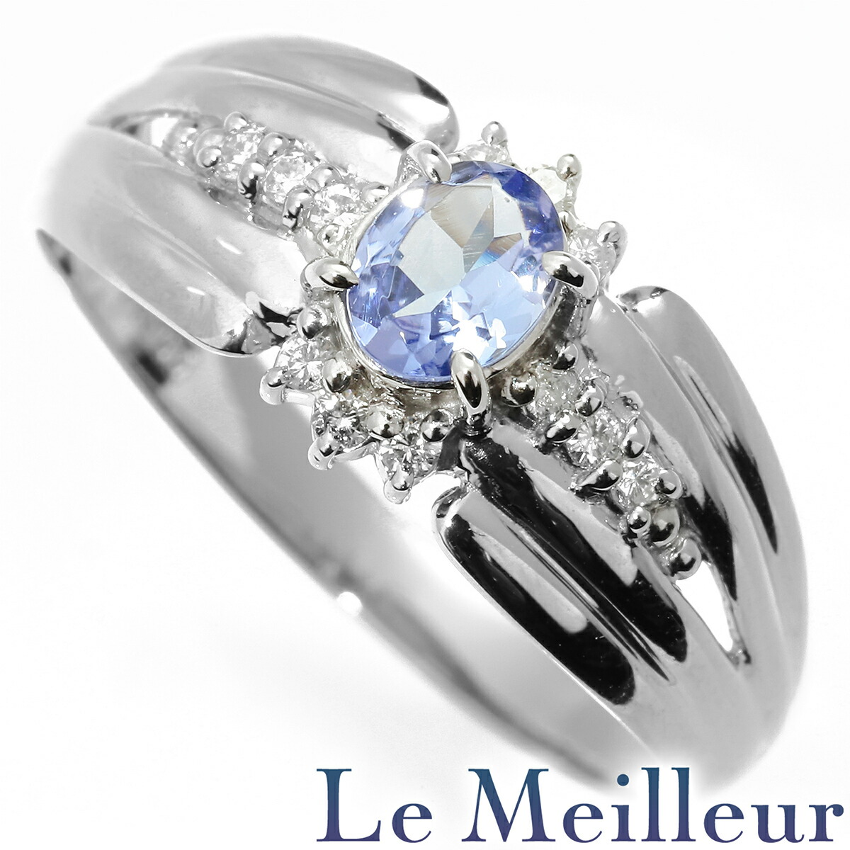 楽天市場】4℃ リング 指輪 タンザナイト ダイヤモンド Pt950 13号