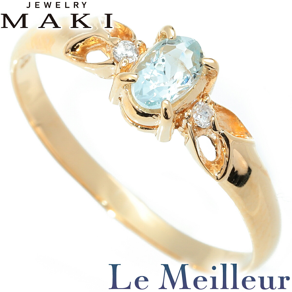 楽天市場】ジュエリーマキ デザインリング 指輪 サファイア K18