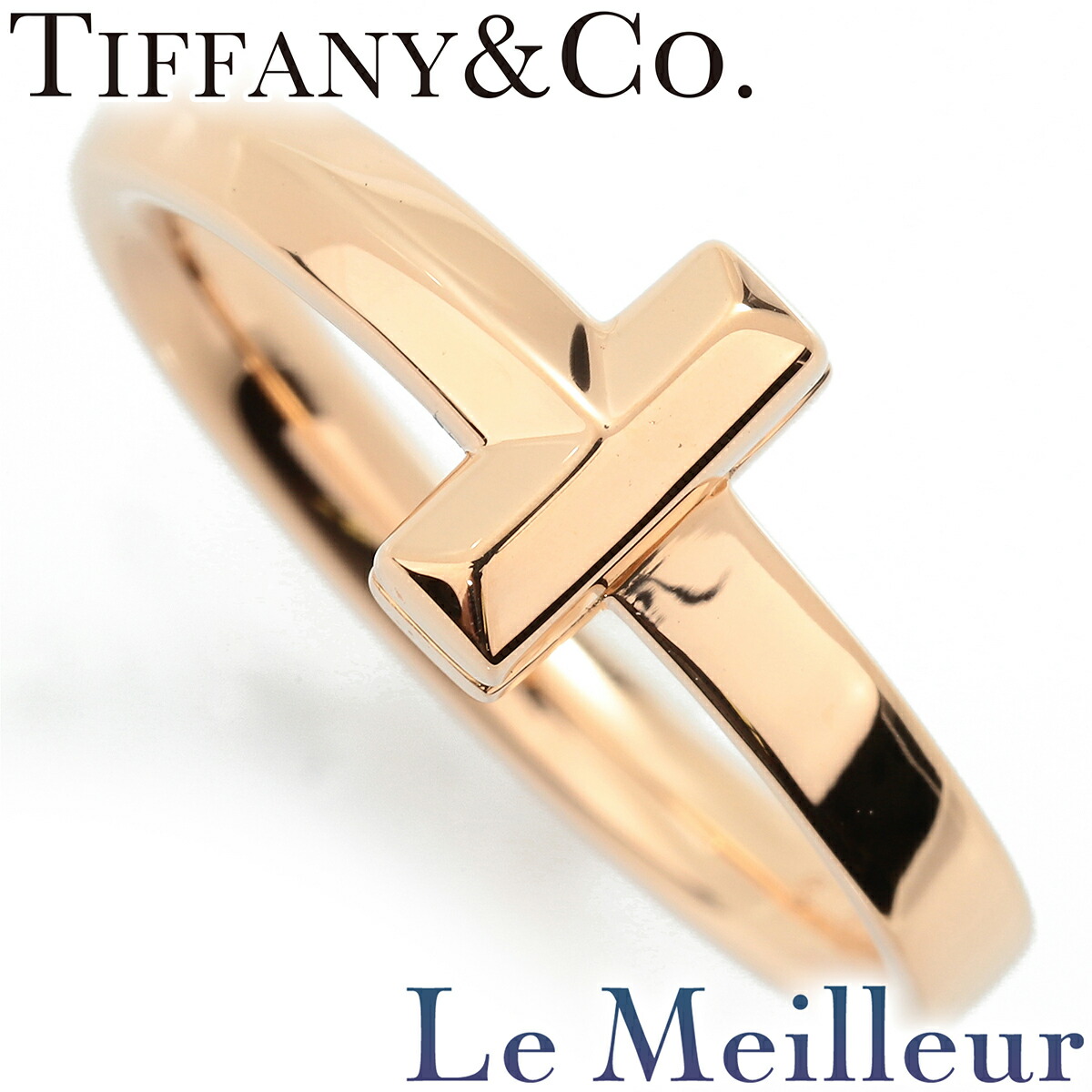 Tiffany & Co \"TIFFANY T\" 18K ダイヤモンド リング【ランク:S】 Tiffany & Co. - (新品仕上げ済）ティファニー TIFFANY T