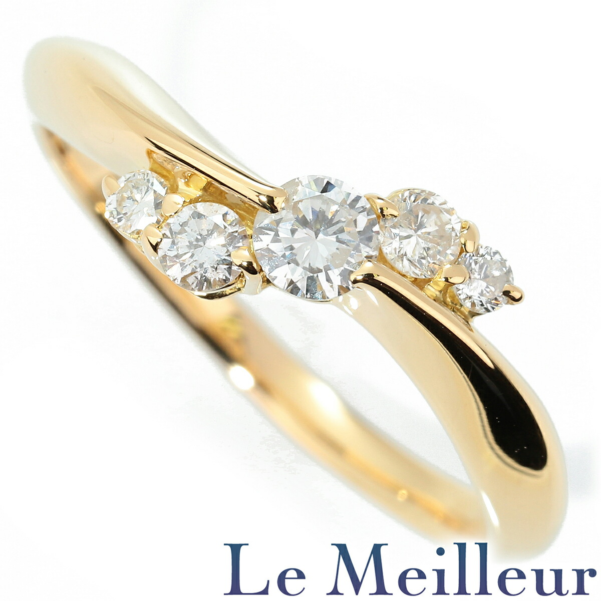 カルティエリング2CドゥーブルC C2 スリーカラーSM 54号 Cartier カルティエ リング ダイヤ ダイヤモンド 2C ドゥーブルC C2