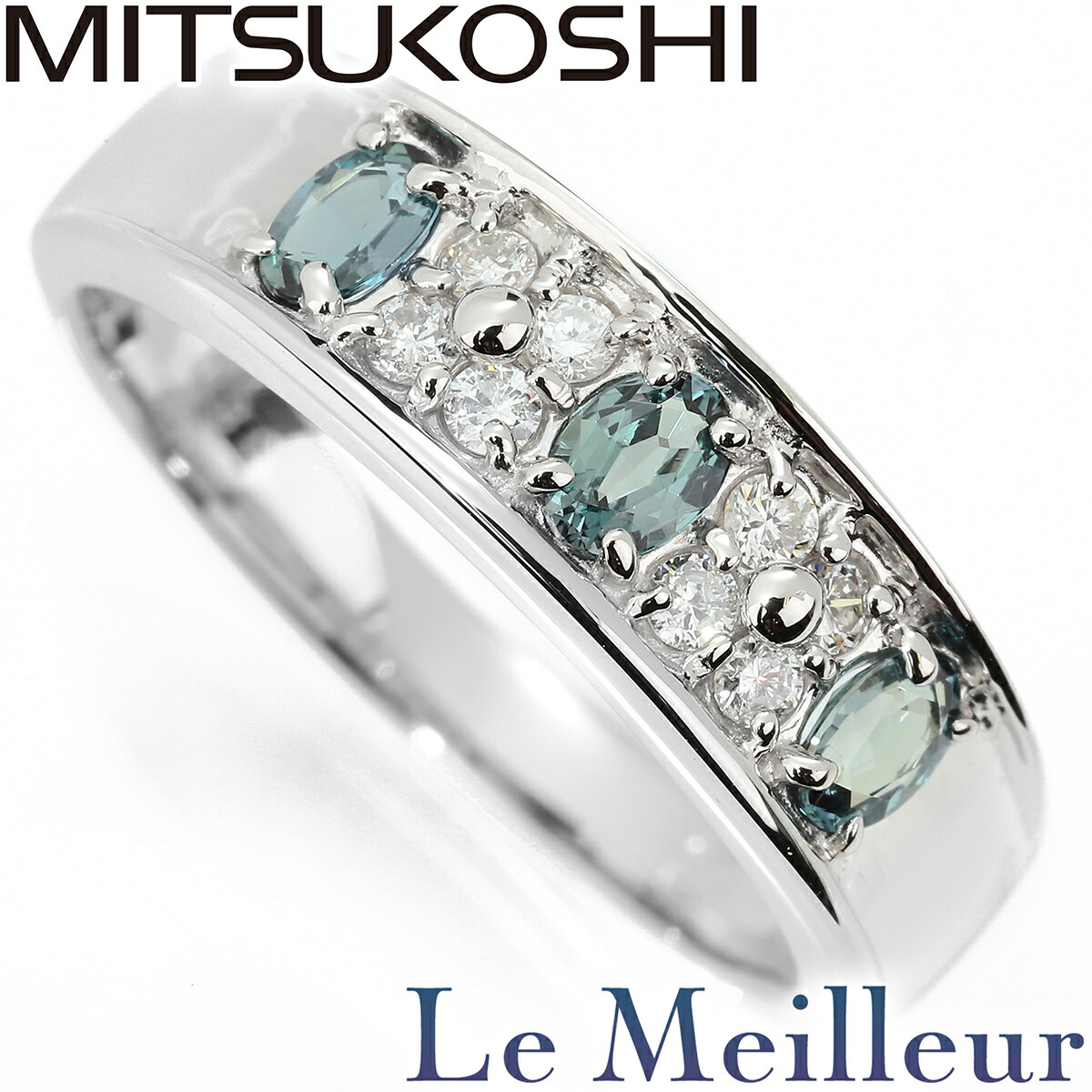 楽天市場】プラチナ アレキサンドライト ダイヤモンド リング 12号 AX0