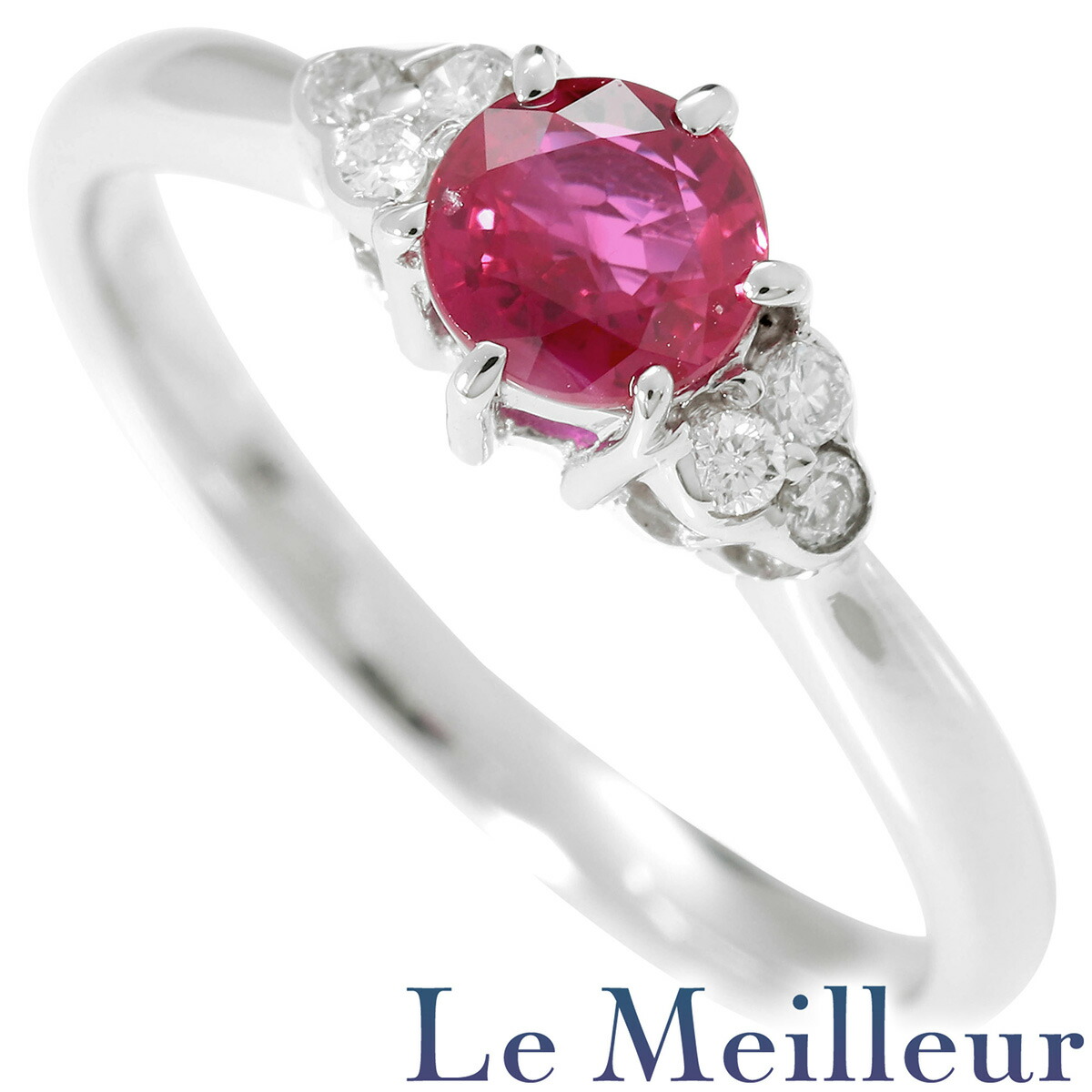 楽天市場】リング 指輪 ルビー 1.49ct ダイヤモンド 0.43ct Pt900 13号