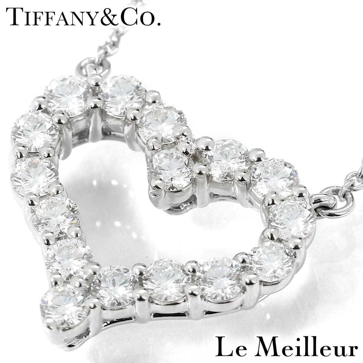 ティファニー ダイヤモンドPT950 ハートピアス エクストラミニ ハート ピアス（エクストラミニ）ダイヤモンド プラチナ | Tiffany & Co.