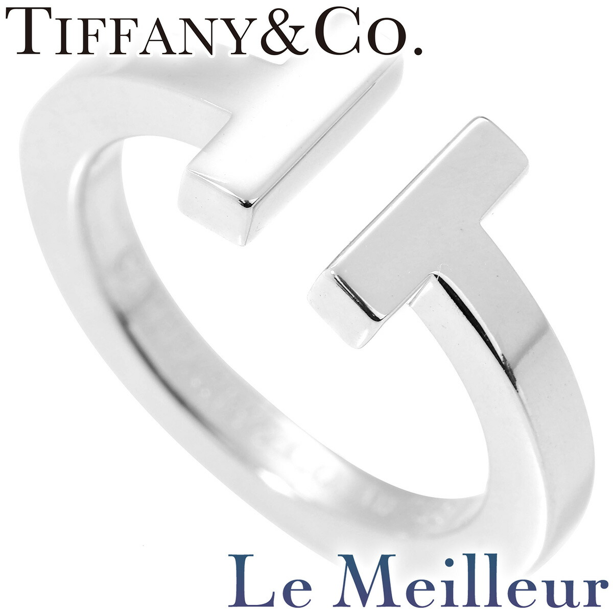 ティファニー T スクエアリング シルバーリング 人気モデル！ TIFFANY&Co. ティファニー リング Tiffany レディース
