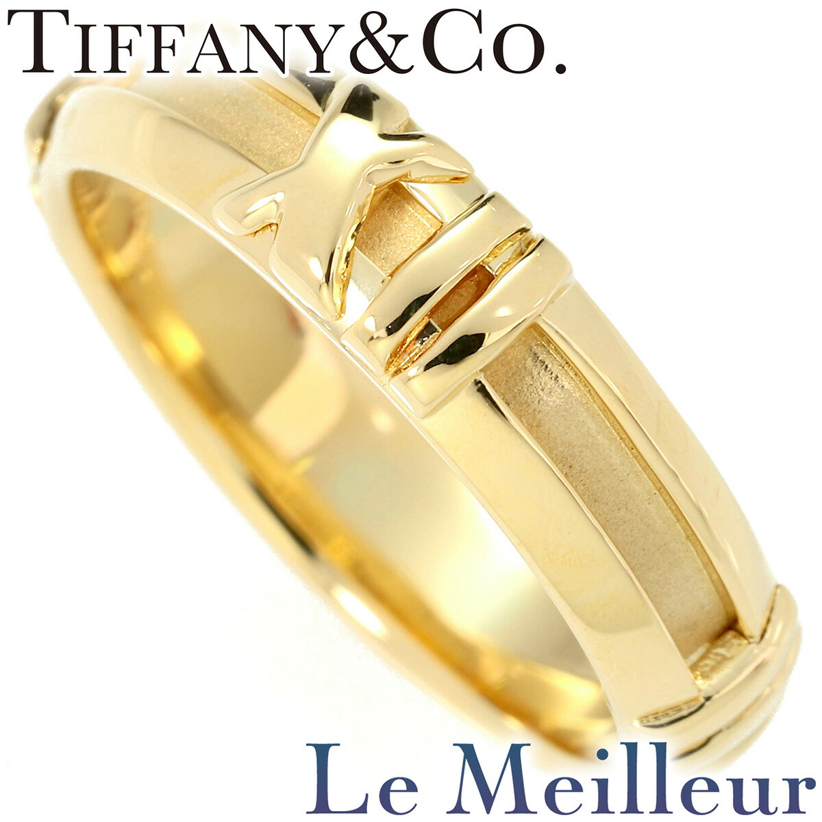 Tiffany & Co. ゴールドリング TIFFANY&Co. ティファニー アップル リング 指輪 12号 18金 K18