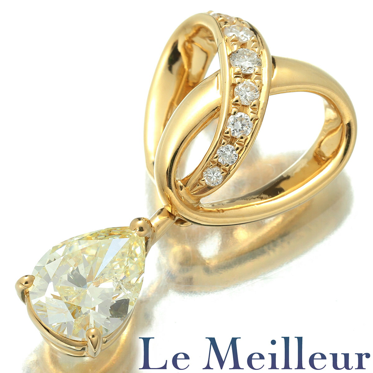ペンダントトップ ダイヤモンド 1.012ct K18 【最大5,000円OFFクーポン対象】