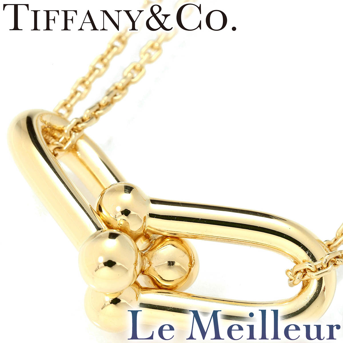 楽天市場】ティファニー ハードウェア ラージ ダブルリンク K18ローズ