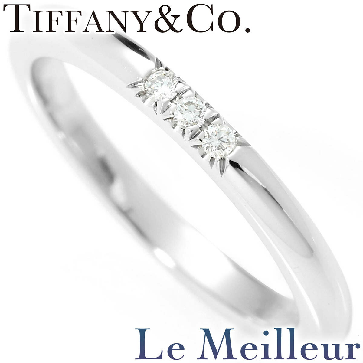 【超美品】ティファニー　ペレッティ　1Pダイヤモンド　リング　プラチナ lemeilleur_lel541