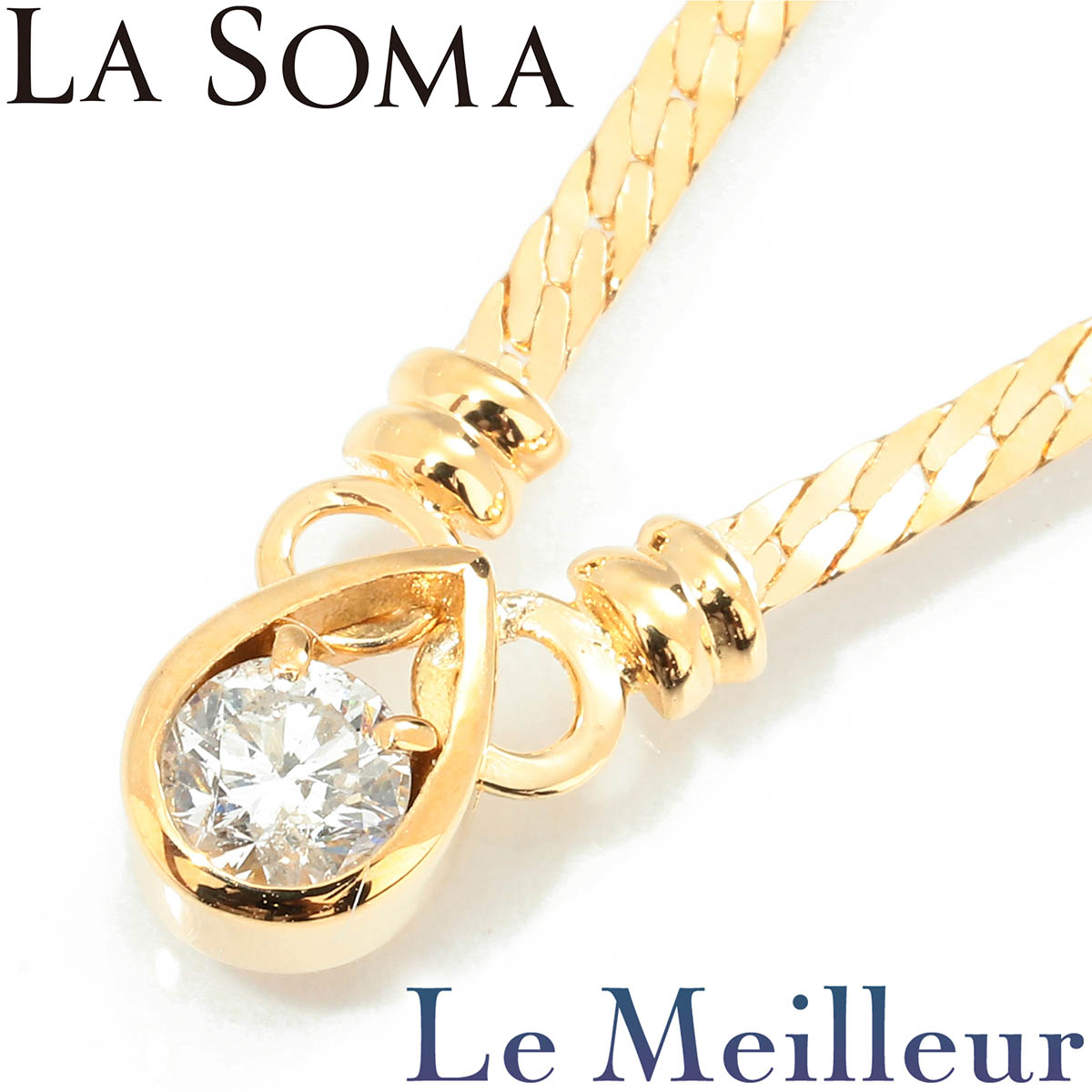 楽天市場】ラ・ソマ ベネチアンチェーンネックレス K18 LA SOMA 【最大