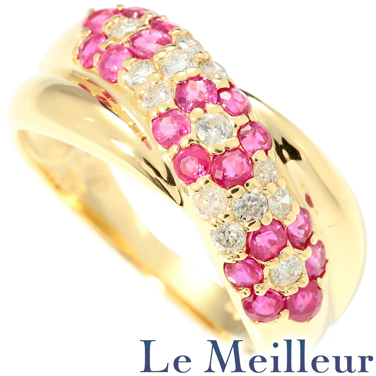 楽天市場】リング 指輪 ルビー 1.49ct ダイヤモンド 0.43ct Pt900 13号