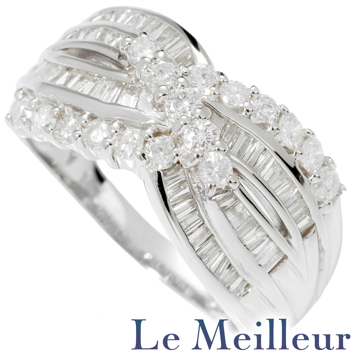 リング 指輪 ダイヤモンド 1.11ct プラチナ Pt900 15.5号 【最大5,000円OFFクーポン対象】