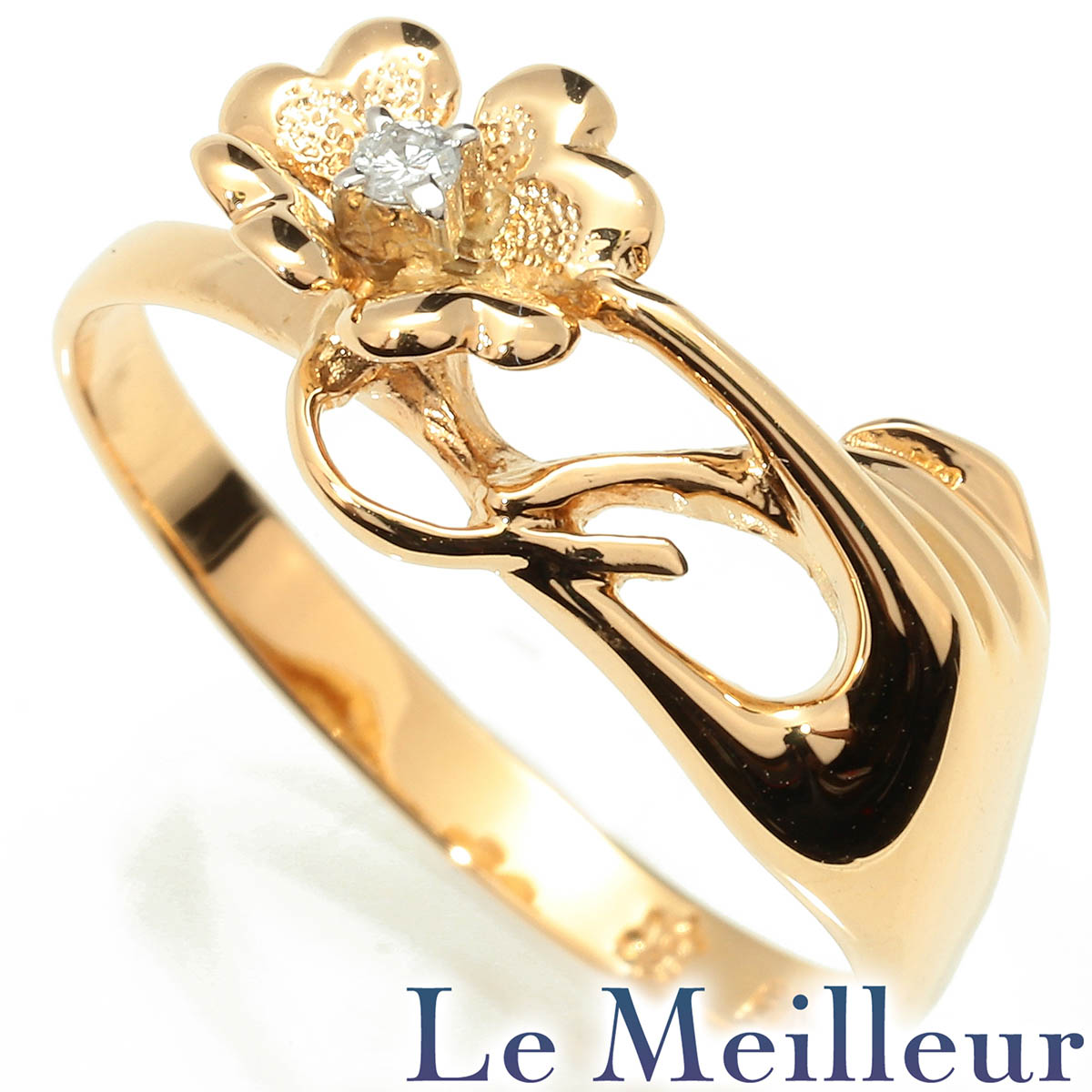 ゴールド プラチナ ダイヤのファッションリング 島田貴金属 ゴールド プラチナ ダイヤのファッションリング 島田貴金属 K18