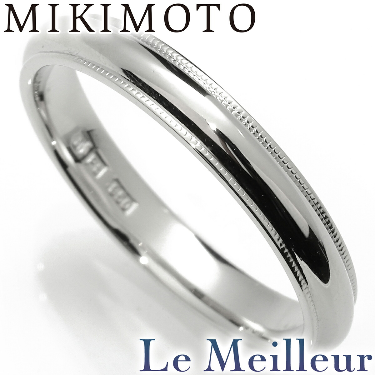 楽天市場】ミキモト MIKIMOTO プラチナ ダイヤモンド リング 7号 D0